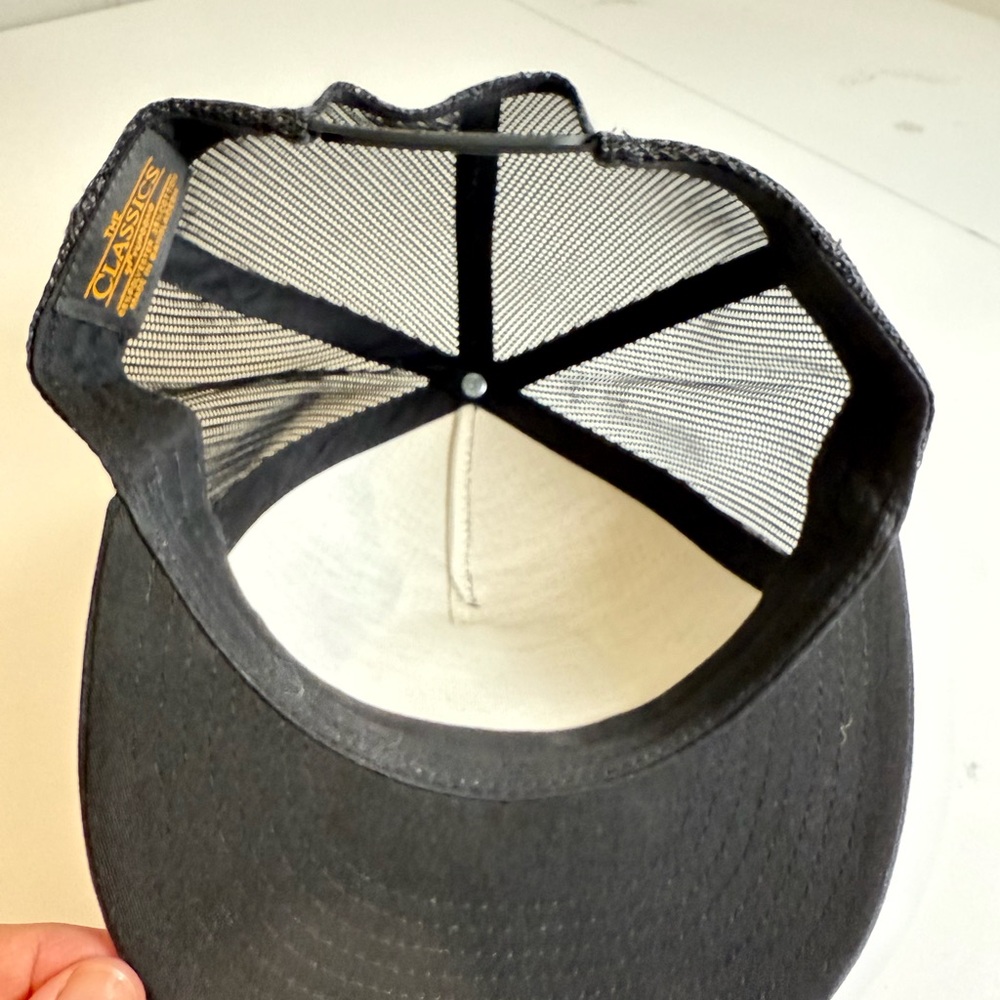 Black Mount Rainier Patch Mesh Back Trucker Hat - Picture 7 of 9